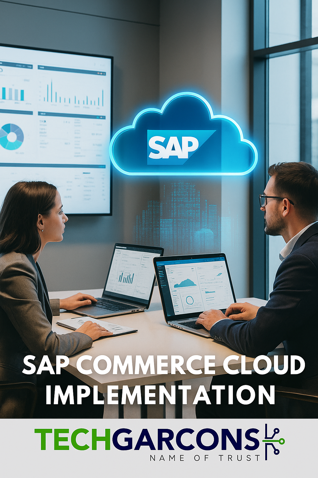 SAP Commerce Cloud Implementation architecture diagram